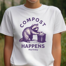 Funny, sarcastic, raccoon, recycle, shirt