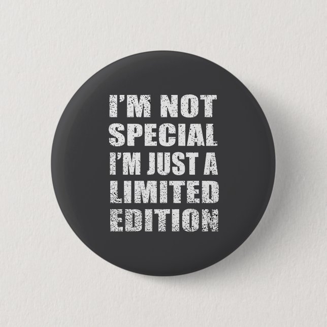 Funny Sarcastic Sayings Adult Humor Introvert  Button (Front)