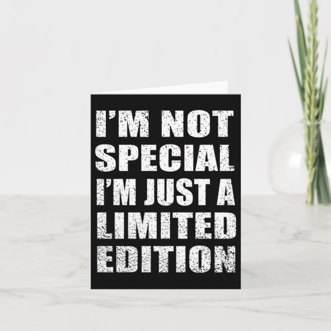 Funny Sarcastic Sayings Adult Humor Introvert  Card (Front)