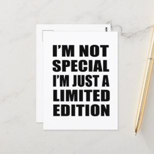 Funny sarcastic sayings adult humor introvert postcard