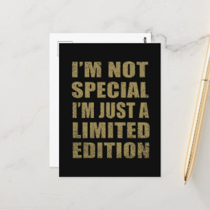 Funny sarcastic sayings adult humor introvert postcard