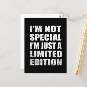 Funny sarcastic sayings adult humor introvert postcard