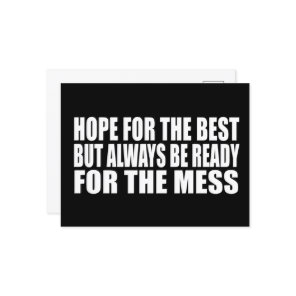 Funny sarcastic sayings famous quotes holiday postcard