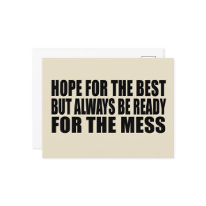 Funny sarcastic sayings famous quotes holiday postcard
