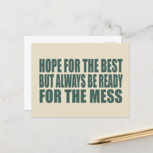 Funny sarcastic sayings famous quotes holiday postcard