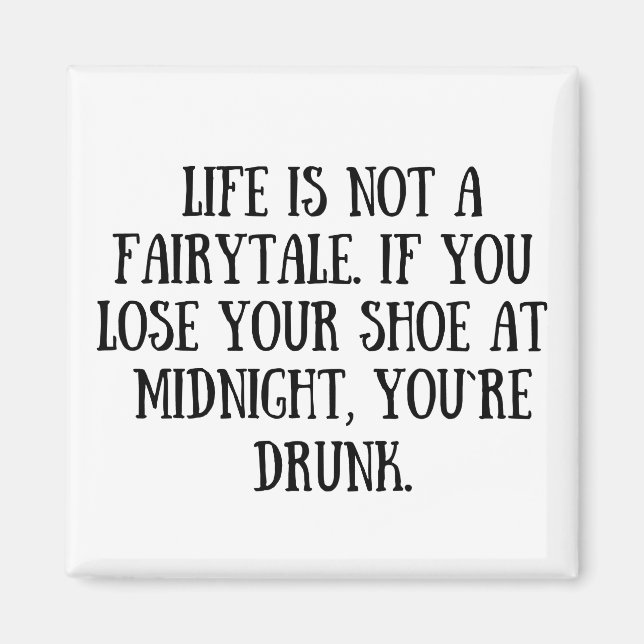 Funny sarcastic sayings famous quotes magnet (Front)