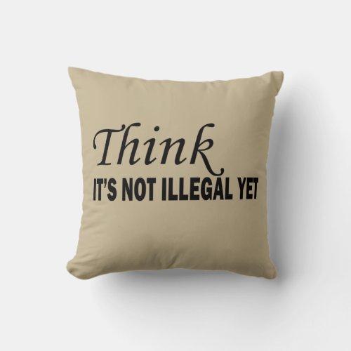 Funny sarcastic sayings famous quotes throw pillow