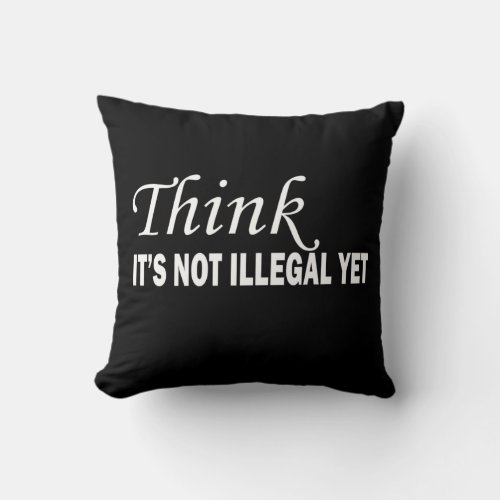 Funny sarcastic sayings famous quotes throw pillow