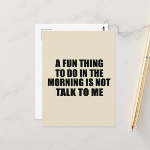 Funny sarcastic sayings introvert quotes postcard