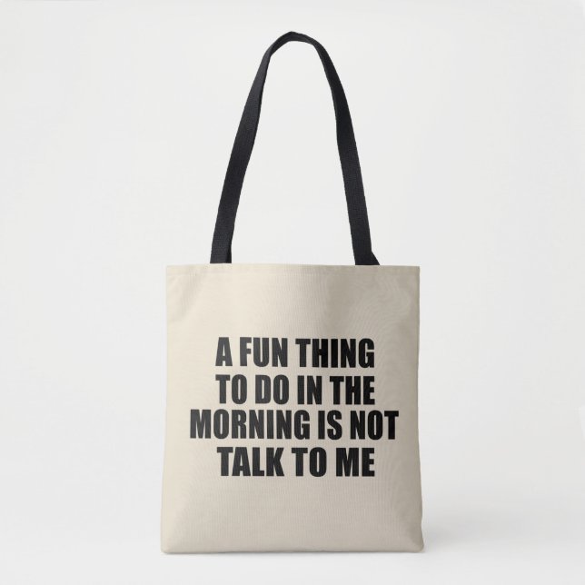 Funny sarcastic sayings introvert quotes tote bag (Front)