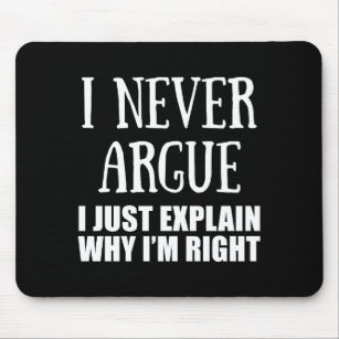 funny sarcastic sayings mouse pad