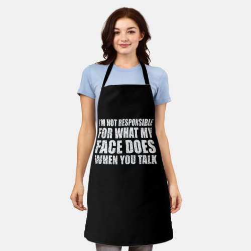 funny sarcastic sayings slogan apron