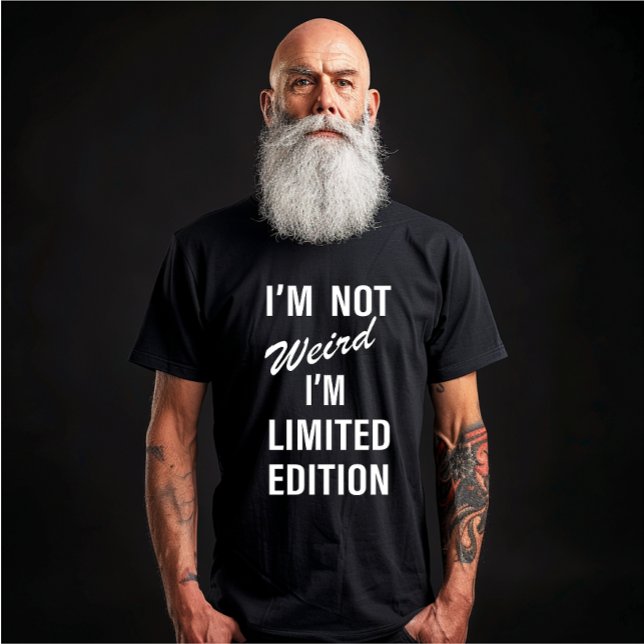 Funny sarcastic sayings white font T-Shirt (Creator Uploaded)