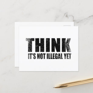 Funny sarcastic slogan adult humor sarcasm holiday postcard