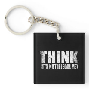 Funny sarcastic slogan adult humor sarcasm keychain