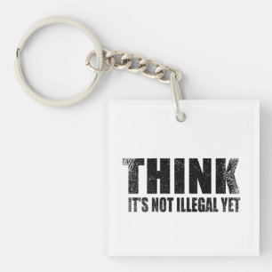 Funny sarcastic slogan adult humor sarcasm keychain