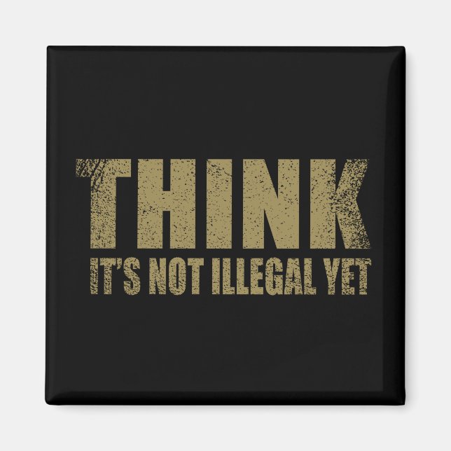 Funny sarcastic slogan adult humor sarcasm magnet (Front)