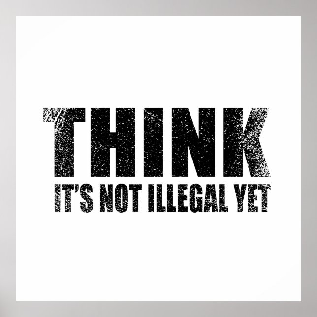 Funny sarcastic slogan adult humor sarcasm poster (Front)