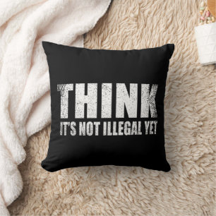 Funny sarcastic slogan adult humor sarcasm throw pillow