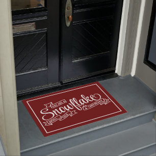 Funny Sarcastic Snowflake Millennial Humor Doormat