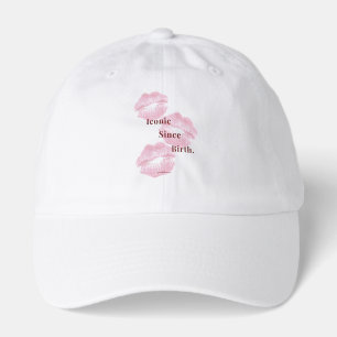 Funny Sarcastic T-Shirt - Kiss More Talk Less Hat