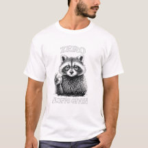 Funny Sarcastic T-Shirt – Zero Fluffs Given 