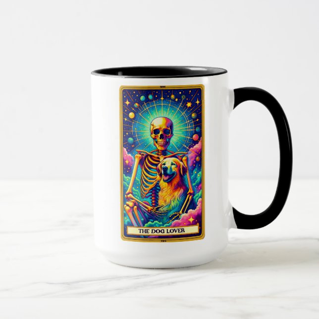 Funny/Sarcastic Tarot Card/The Dog Lover Mug (Right)