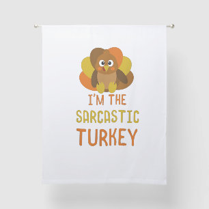 Funny Sarcastic Turkey Family Matching Thanksgivin Sheer Curtains