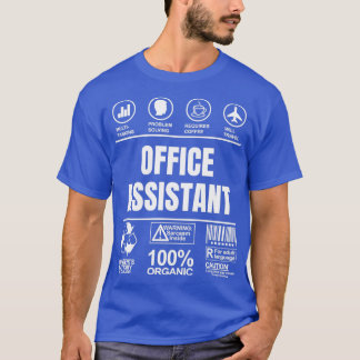 Funny Sarcastic Unique Gift For Office Assistant J T-Shirt