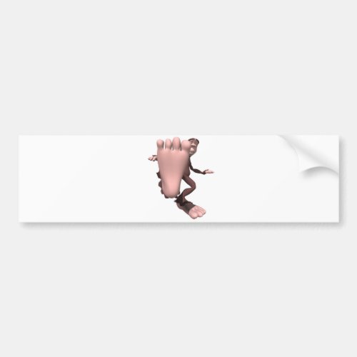 funny sasquatch bigfoot bumper sticker