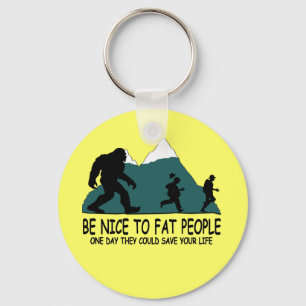 Funny Sasquatch Keychain