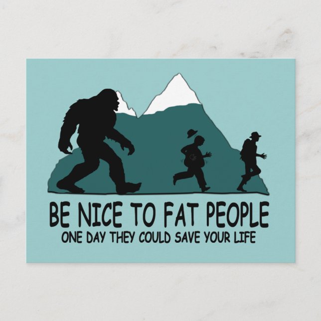 Funny Sasquatch Postcard (Front)