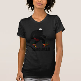 Funny Sasquatch Squash Sport Design T-Shirt