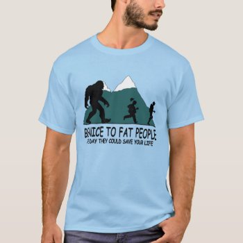 Funny Sasquatch T-shirt by Cardsharkkid at Zazzle