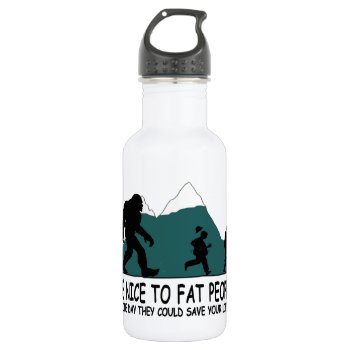 Funny Sasquatch Water Bottle by Cardsharkkid at Zazzle