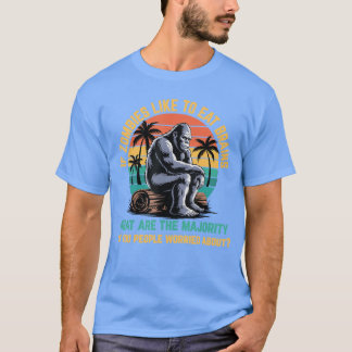 Funny Sasquatch Zombies Horror Lover funny T-Shirt