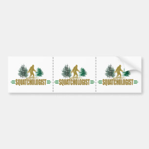 Funny Sasquatching, Sasquatch Hunter's Bumper Sticker