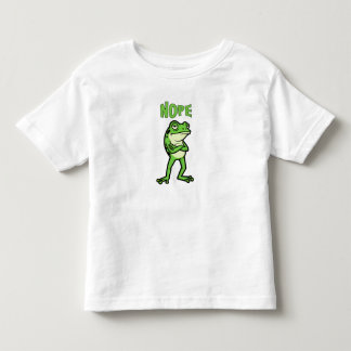 Funny Sassy Frog Nope, Grumpy Toads Cartoon Illus Toddler T-shirt