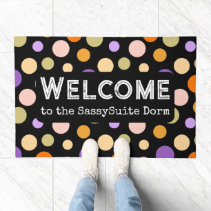 Funny Sassy girls Dorm room Doormat