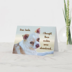 Funny Sassy Naughty Mutt Dog Humor Christmas Card