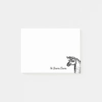 Funny Sassy No Drama Llama Drawing Black and White