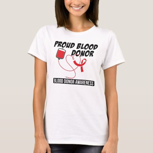 Funny Save Life Donation Blood Donor Awareness T_Shirt