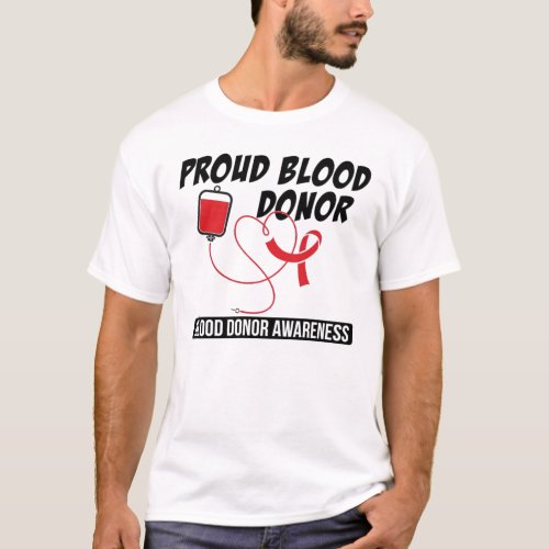 Funny Save Life Donation Blood Donor Awareness T_Shirt