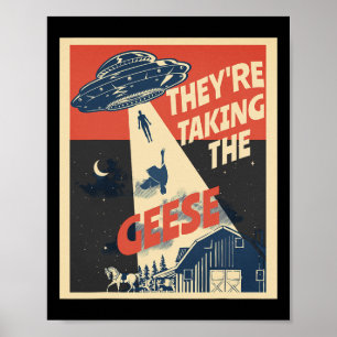 Funny Save Our Pets They're Taking The Geese Trump Poster