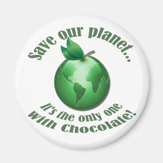 Funny Save our Planet Magnet