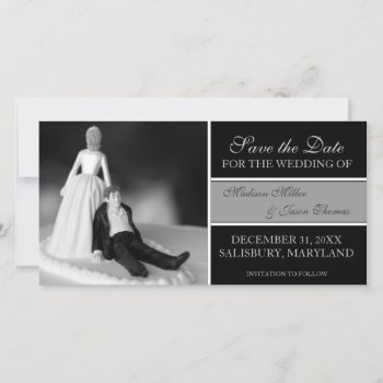 Funny Save The Date Announcements {black} by lifethroughalens at Zazzle