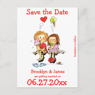 Funny Save The Dates Postcards