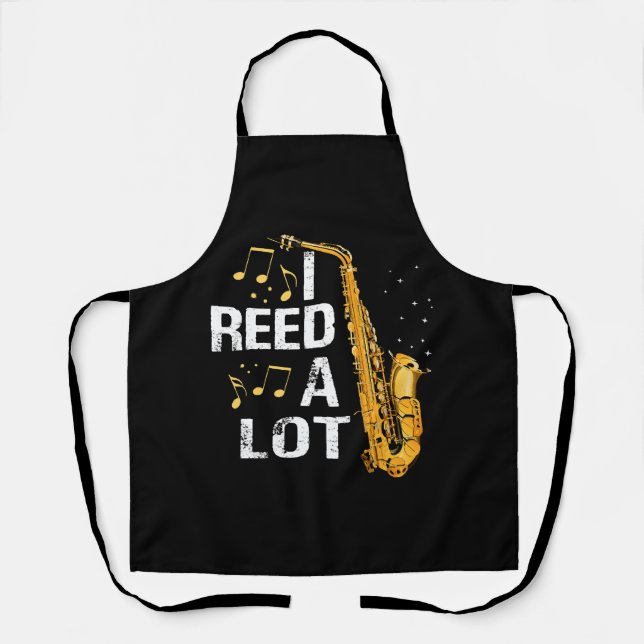 Funny Saxophone Apron (Front)