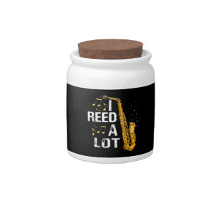 Funny Saxophone Candy Jar