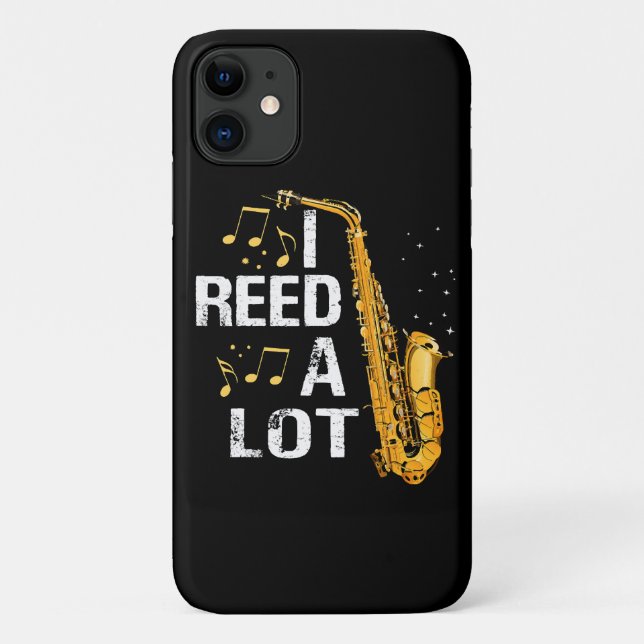 Funny Saxophone Case-Mate iPhone Case (Back)